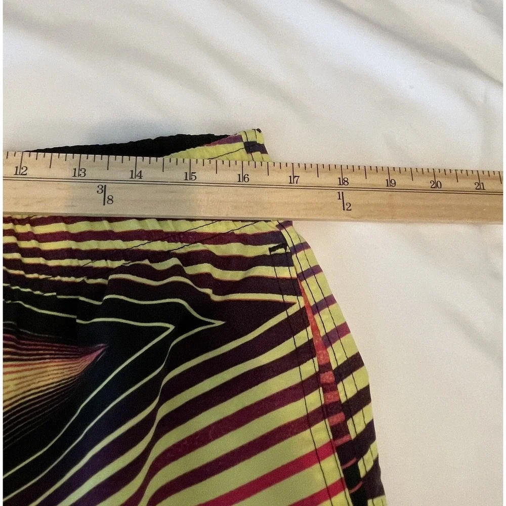 Men's Tru Cal Multi Color Board Shorts‎ XXL 2XL Swim Trunks Geometric Lined